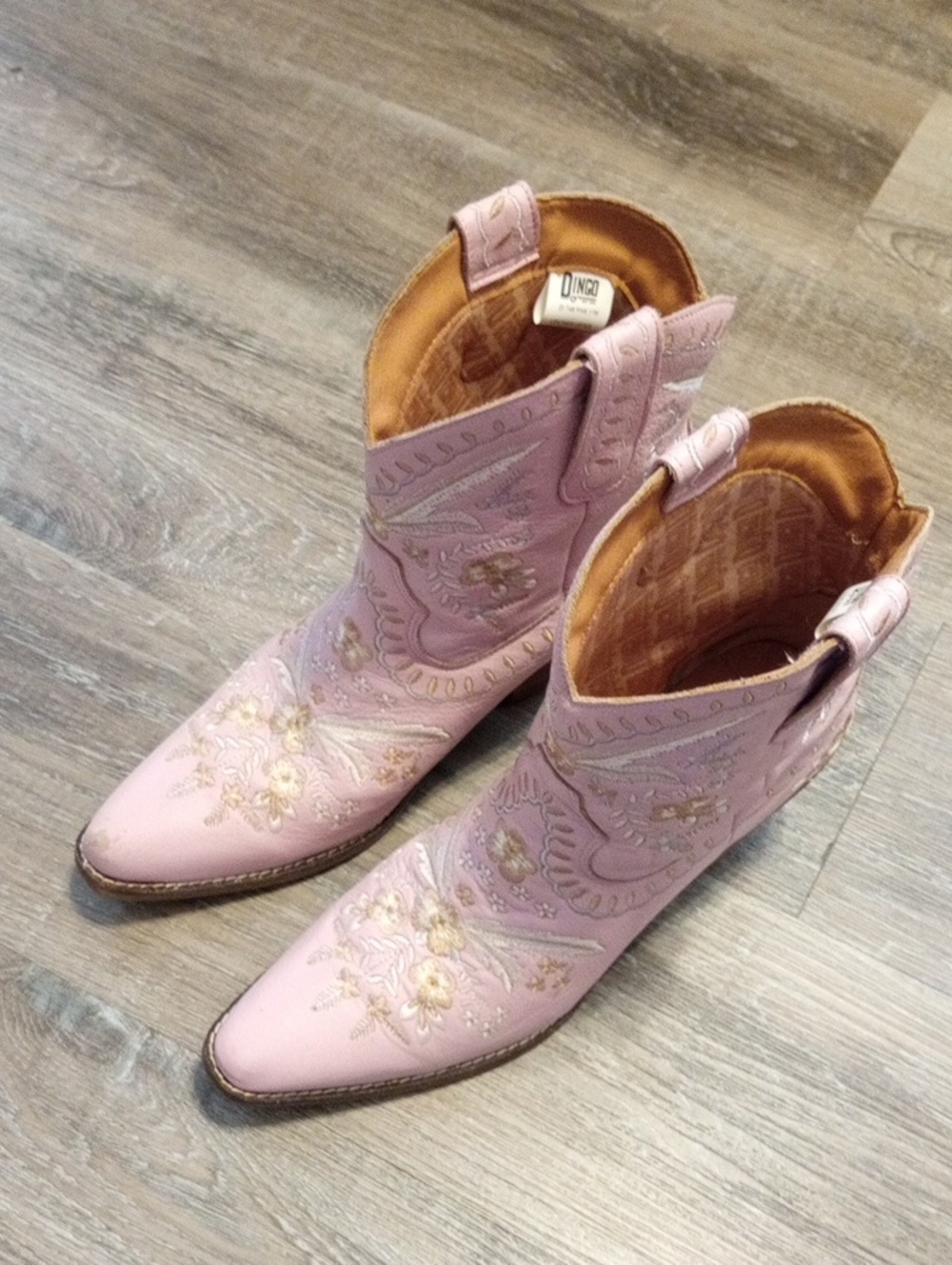 Dingo Primrose Embroidered Western Cowboy Boots Size 11 Anthropologie